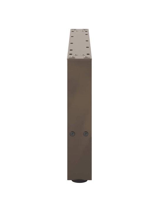 Nohy konferenčního stolku z přírodní oceli 2 ks 60 x (30-31) cm ocel