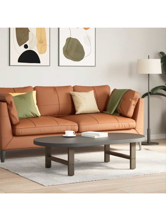 Nohy konferenčního stolku z přírodní oceli 2 ks 60 x (30-31) cm ocel