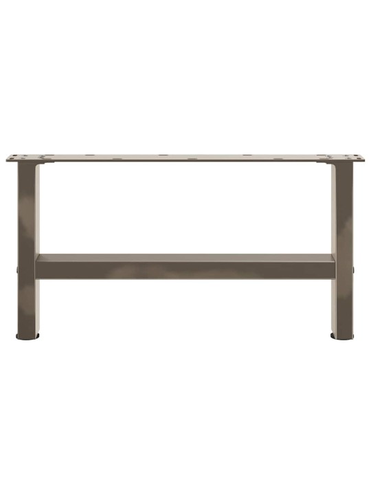 Nohy konferenčního stolku z přírodní oceli 2 ks 70 x (30-31) cm ocel