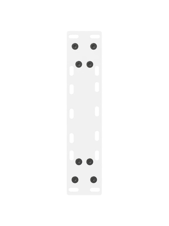 Nohy konferenčního stolku bílé 2 ks 28 x (42-43) cm ocelové