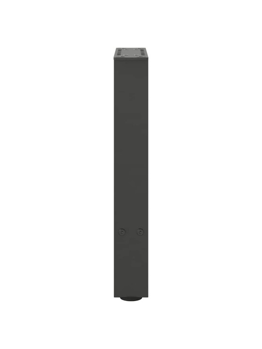 Nohy konferenčního stolku antracitové 2 ks 38 x (42-43) cm ocelové