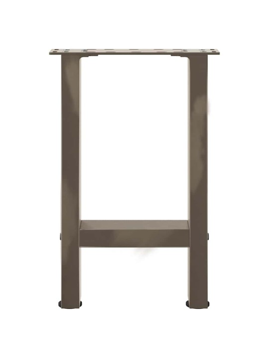 Nohy konferenčního stolku z přírodní oceli 2 ks 38 x (42-43) cm ocel