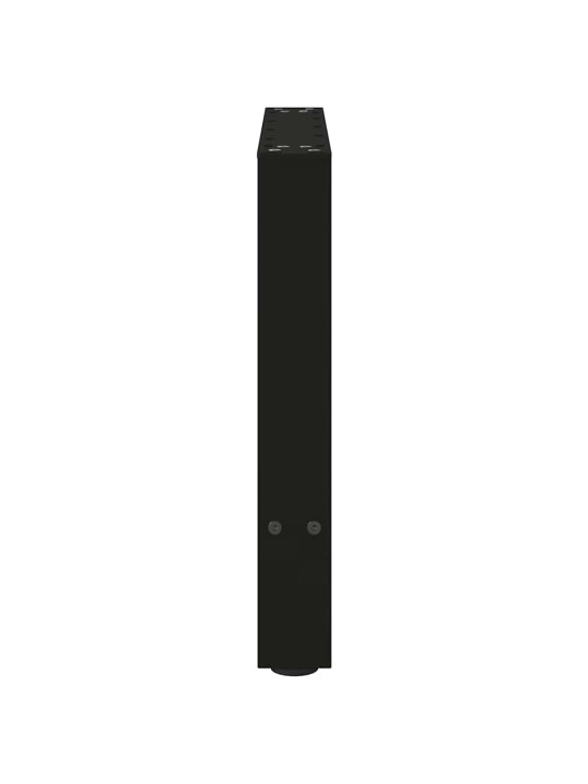 Nohy konferenčního stolku černé 2 ks 50 x (42-43) cm ocelové