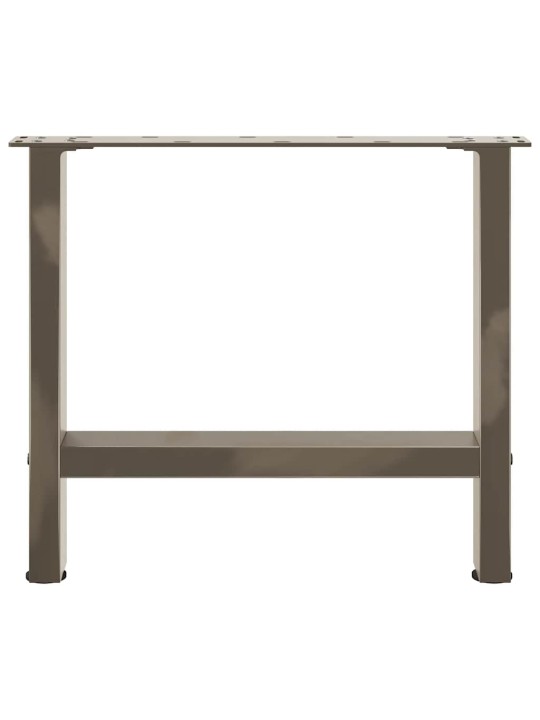 Nohy konferenčního stolku z přírodní oceli 2 ks 50 x (42-43) cm ocel