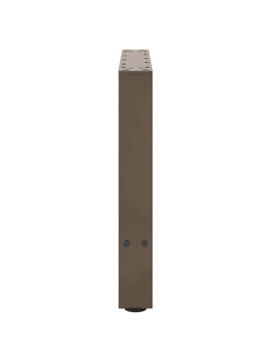 Nohy konferenčního stolku z přírodní oceli 2 ks 50 x (42-43) cm ocel