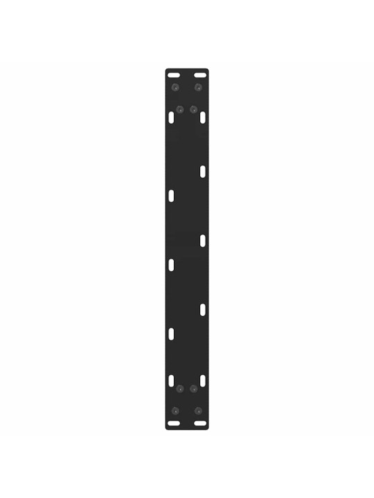 Nohy konferenčního stolku černé 2 ks 60 x (42-43) cm ocelové