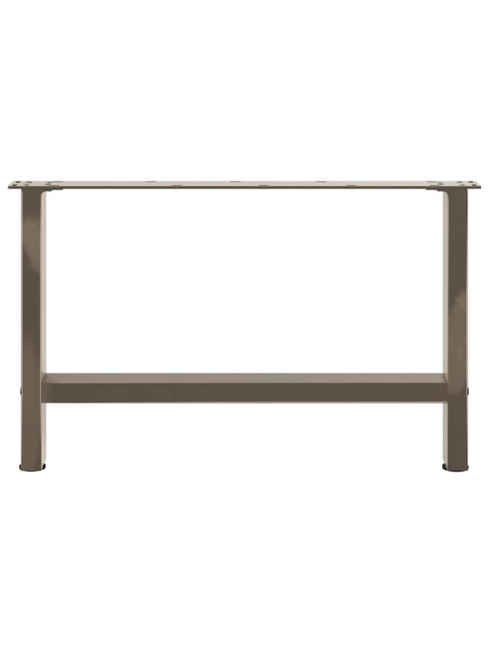 Nohy konferenčního stolku z přírodní oceli 2 ks 70 x (42-43) cm ocel