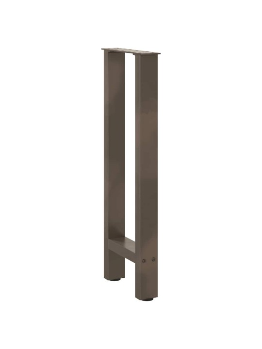 Nohy konzolového stolku z přírodní oceli 2 ks 28 x (72-73) cm ocel
