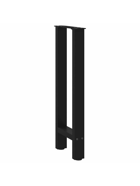 Nohy konzolového stolku černé 2 ks 38 x (72-73) cm ocelové