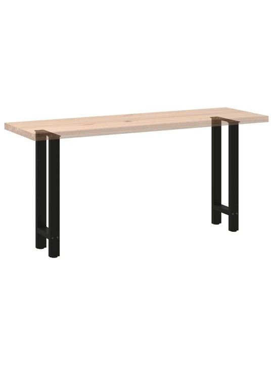 Nohy konzolového stolku černé 2 ks 38 x (72-73) cm ocelové
