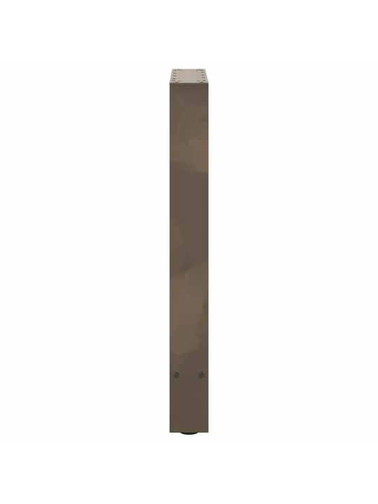 Nohy k jídelnímu stolu z přírodní oceli 2 ks 50 x (72-73) cm ocel