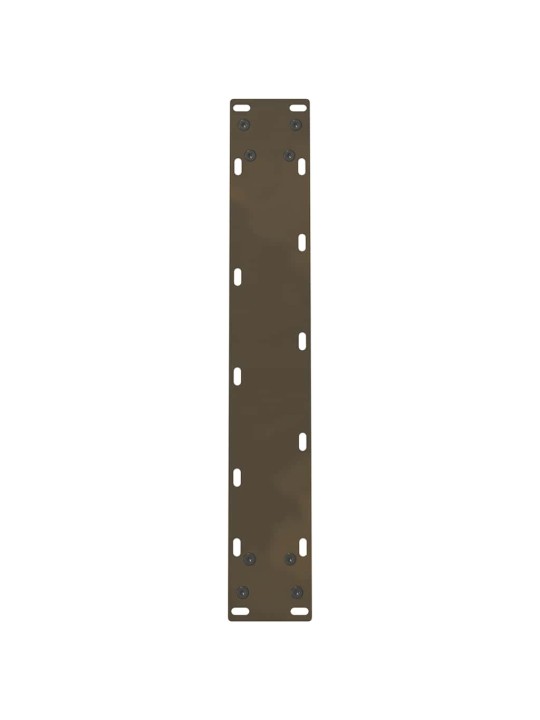 Nohy k jídelnímu stolu z přírodní oceli 2 ks 50 x (72-73) cm ocel