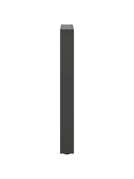 Nohy k jídelnímu stolu antracitové 2 ks 60 x (72-73) cm ocelové