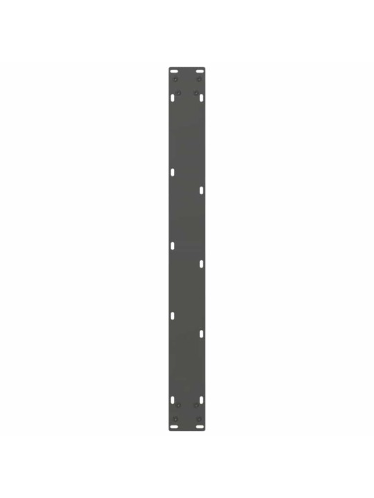 Nohy k jídelnímu stolu antracitové 2 ks 70 x (72-73) cm ocelové