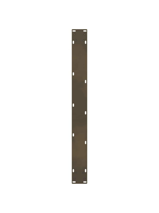 Nohy k jídelnímu stolu z přírodní oceli 2 ks 70 x (72-73) cm ocel