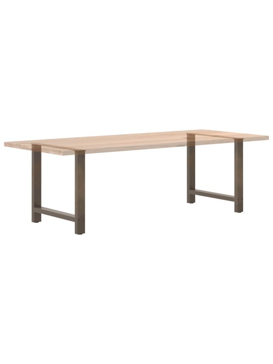 Nohy k jídelnímu stolu z přírodní oceli 2 ks 70 x (72-73) cm ocel