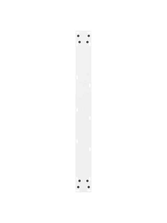 Nohy k jídelnímu stolu bílé 2 ks 80 x (72-73) cm ocelové