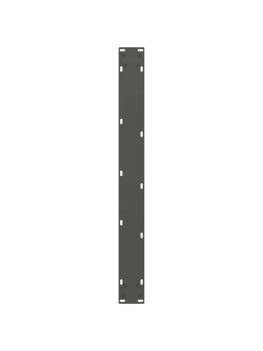 Nohy k jídelnímu stolu antracitové 2 ks 80 x (72-73) cm ocelové
