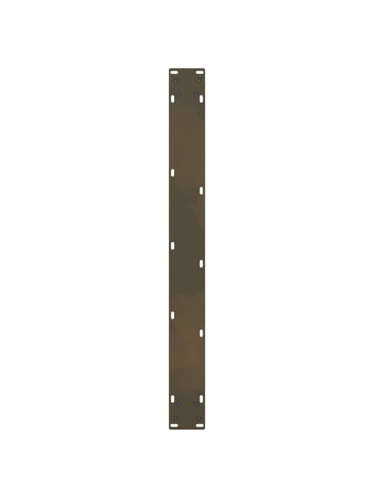 Nohy k jídelnímu stolu z přírodní oceli 2 ks 80 x (72-73) cm ocel