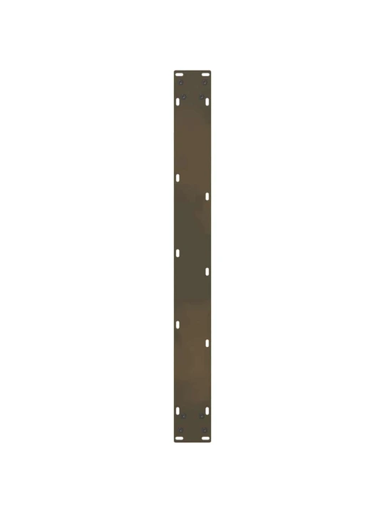 Nohy k jídelnímu stolu z přírodní oceli 2 ks 80 x (72-73) cm ocel
