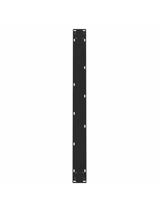 Nohy k jídelnímu stolu černé 2 ks 90 x (72-73) cm ocelové
