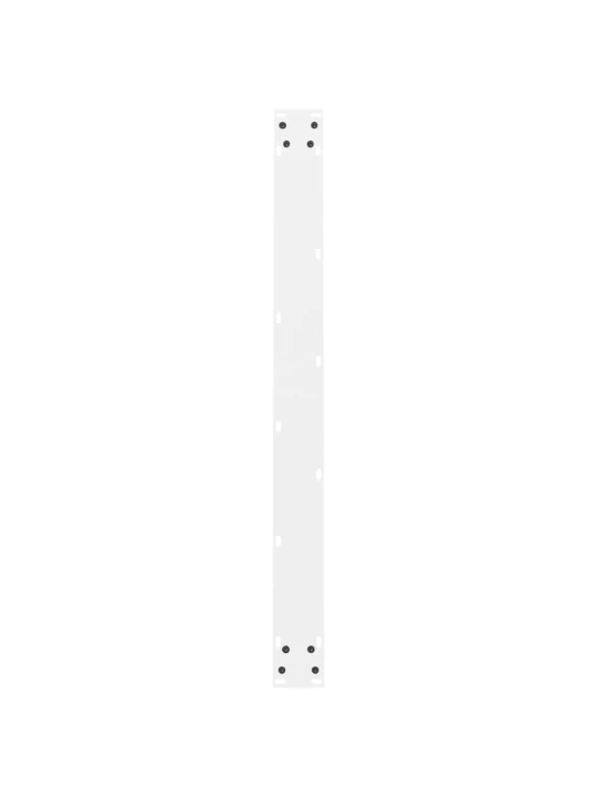 Nohy k jídelnímu stolu bílé 2 ks 100 x (72-73) cm ocelové