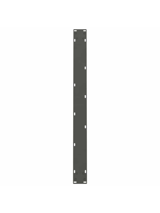 Nohy k jídelnímu stolu antracitové 2 ks 100 x (72-73) cm ocelové
