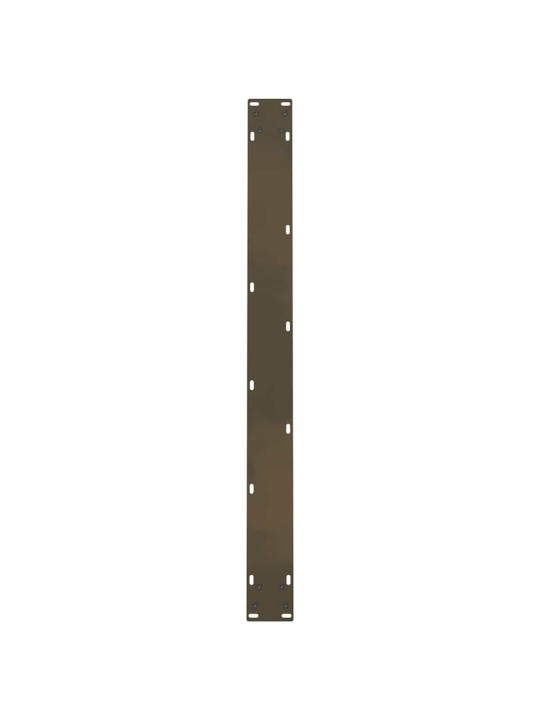Nohy k jídelnímu stolu z přírodní oceli 2 ks 100 x (72-73) cm ocel