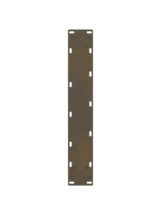 Nohy barového stolu z přírodní oceli 2 ks 50 x (100-101) cm ocel