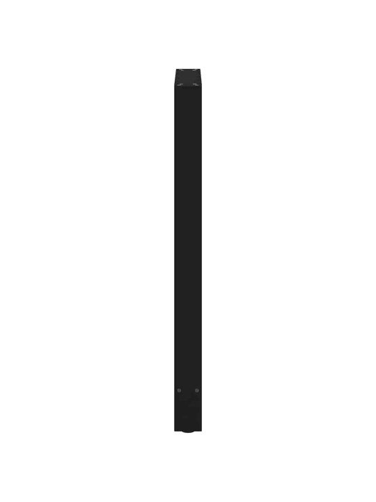 Nohy barového stolu černé 2 ks 60 x (100-101) cm ocelové