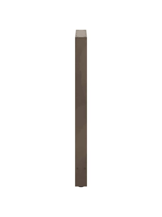 Nohy barového stolu z přírodní oceli 2 ks 60 x (100-101) cm ocel