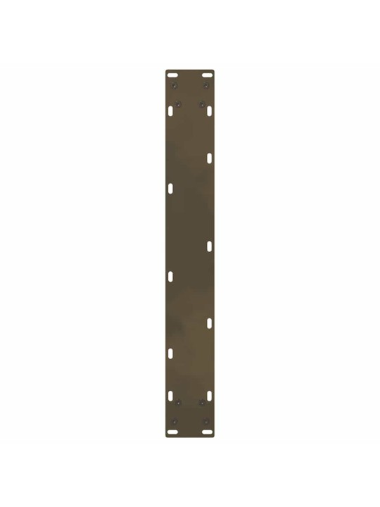 Nohy barového stolu z přírodní oceli 2 ks 60 x (100-101) cm ocel