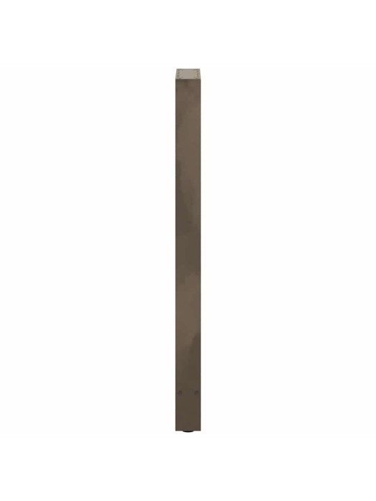Nohy barového stolu z přírodní oceli 2 ks 40 x (110-111) cm ocel