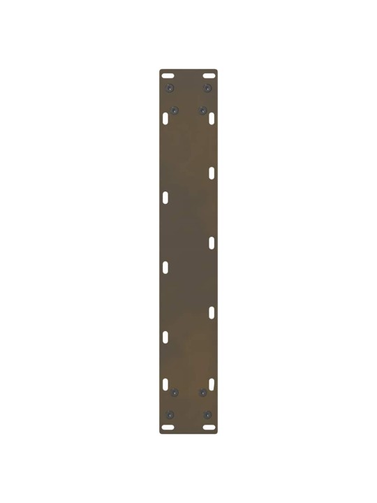 Nohy barového stolu z přírodní oceli 2 ks 50 x (110-111) cm ocel