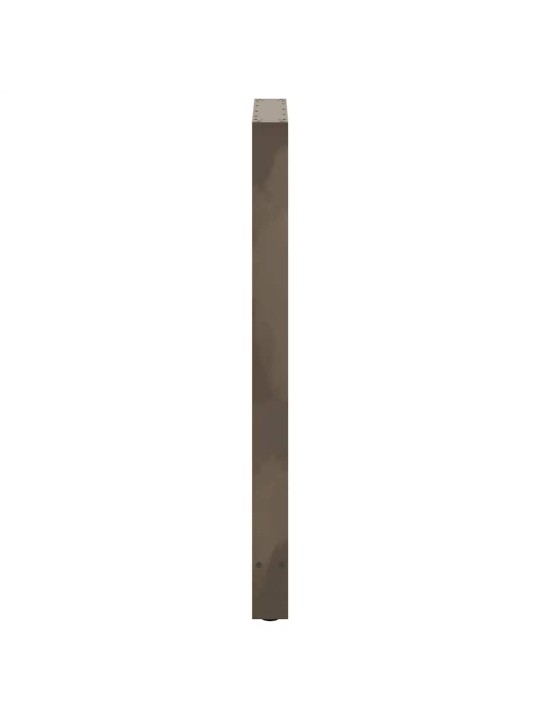 Nohy barového stolu z přírodní oceli 2 ks 60 x (110-111) cm ocel
