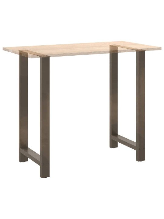 Nohy barového stolu z přírodní oceli 2 ks 60 x (110-111) cm ocel