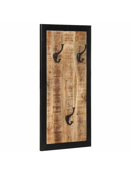Věšák na kabáty 40x2x80 cm masivní hrubý mangovník