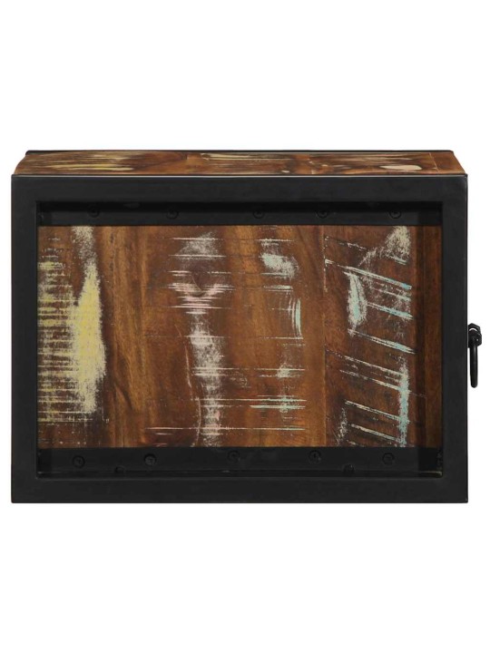 Noční skříňka multicolour 40x35x25 cm masivní dřevo reclaimed