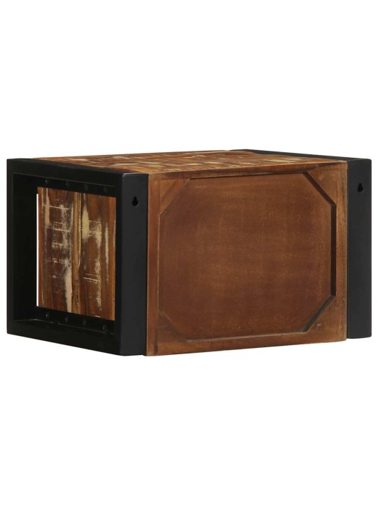 Noční skříňka multicolour 40x35x25 cm masivní dřevo reclaimed