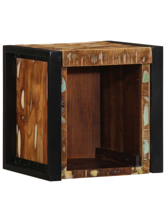 Noční skříňka multicolour 40x35x40 cm masivní dřevo reclaimed