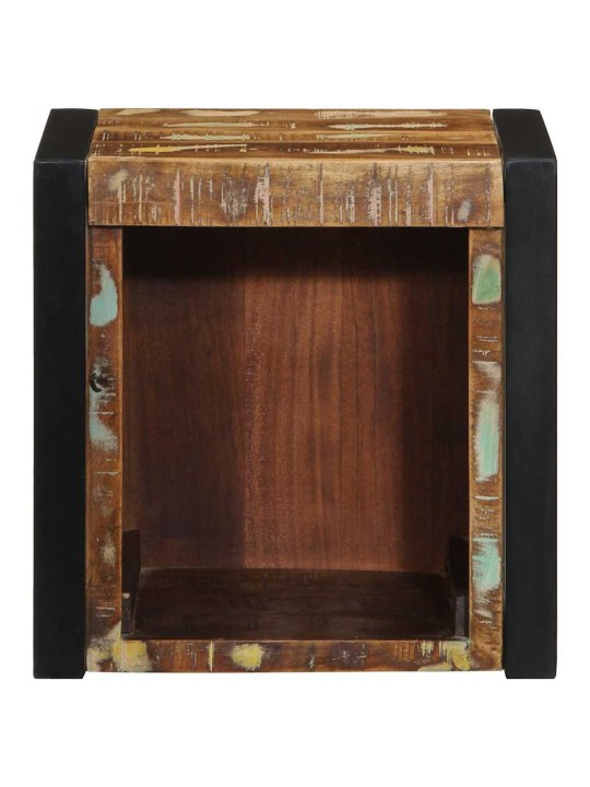 Noční skříňka multicolour 40x35x40 cm masivní dřevo reclaimed