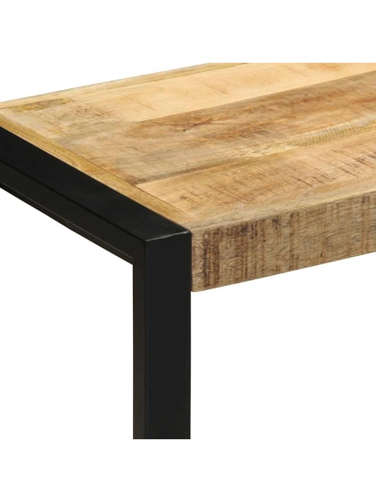 Lavice 60x35x45 cm masivní surové dřevo mango