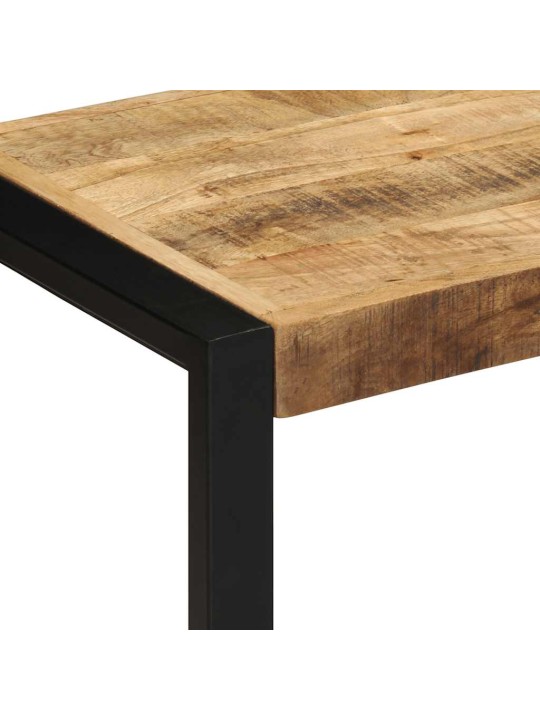 Lavice 80x35x45 cm masivní surové dřevo mango