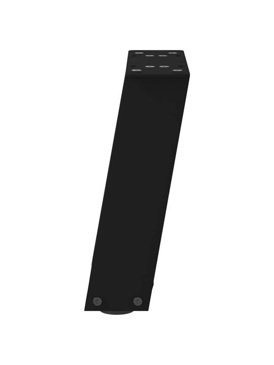 Nohy konferenčního stolku ve tvaru u, 2 ks, černé, 30 x (30-31) cm, ocel