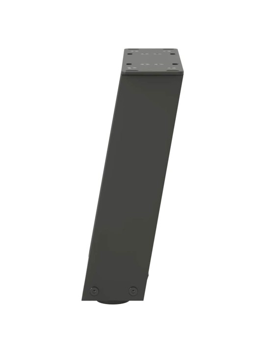 Nohy konferenčního stolku ve tvaru u 2 ks antracitové 30 x (30-31) cm ocelové