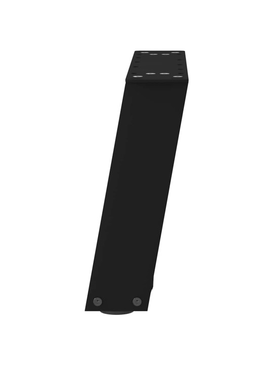 Nohy konferenčního stolku ve tvaru u, 2 ks, černé, 40 x (30-31) cm, ocel