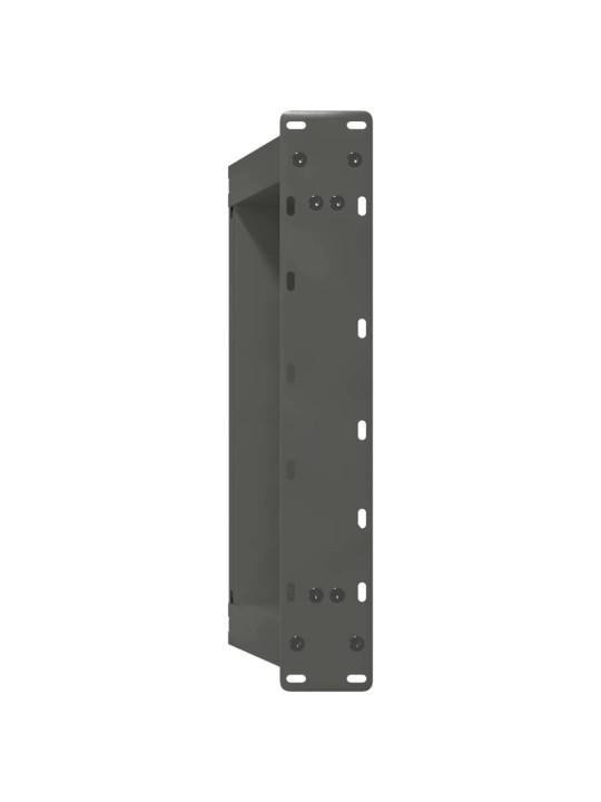 Nohy konferenčního stolku ve tvaru u 2 ks antracitové 40 x (30-31) cm ocelové
