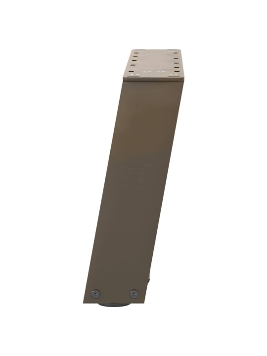 Nohy konferenčního stolku ve tvaru u 2 ks přírodní ocel 50 x (30-31) cm ocel