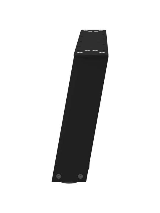 Nohy konferenčního stolku ve tvaru u, 2 ks, černé, 60 x (30-31) cm, ocel