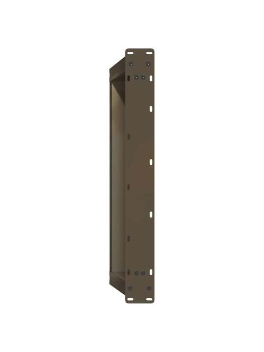 Nohy konferenčního stolku ve tvaru u, 2 ks, přírodní ocel, 60 x (30-31) cm, ocel